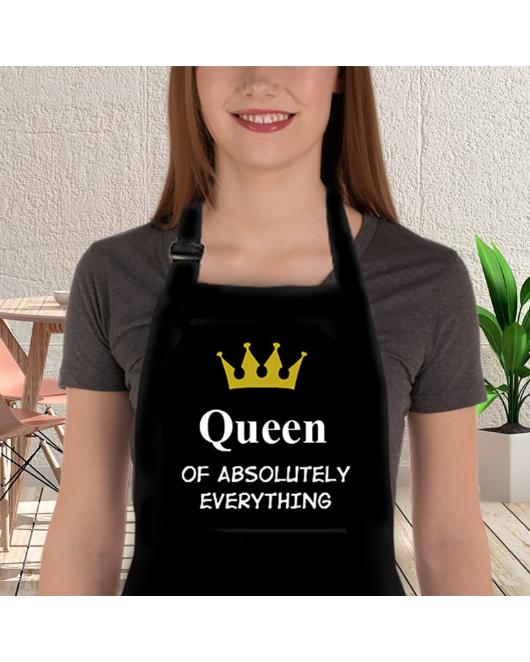 Queen of absolutely everything apron