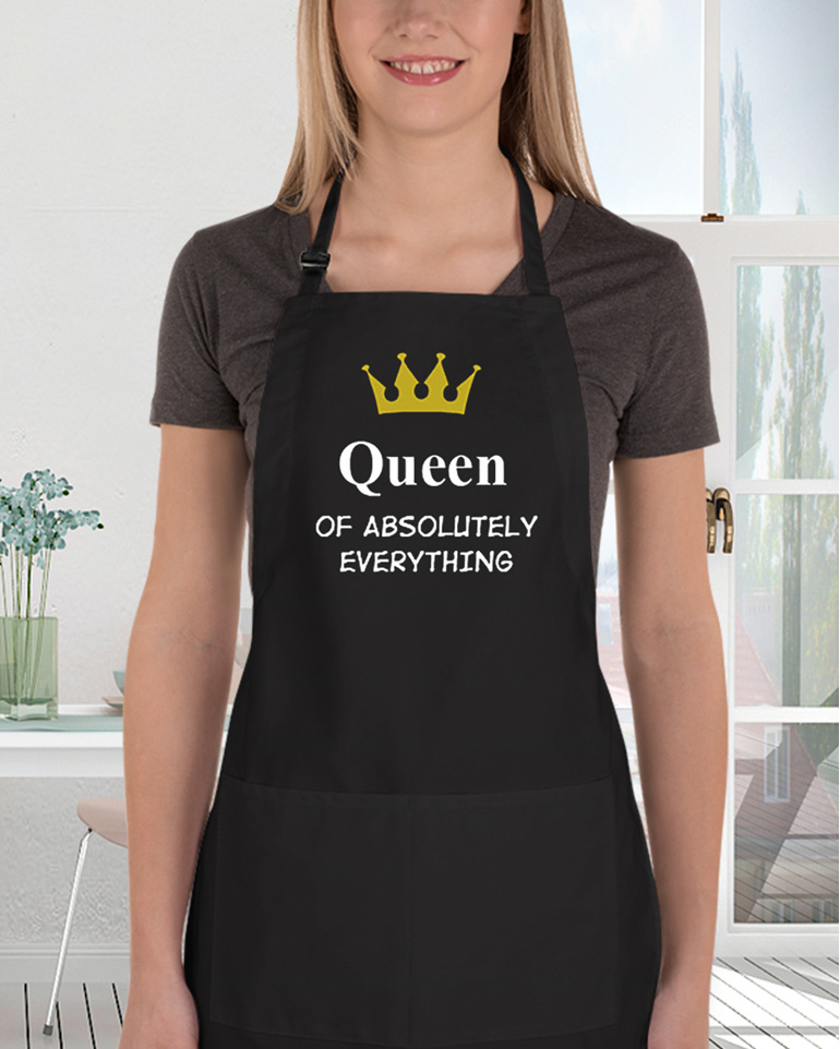 queen of absolutely everything apron