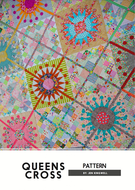 Queens Cross Quilt Pattern from Jen Kingwell Designs