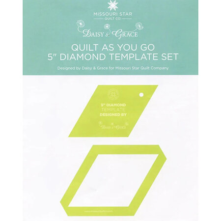 Quilt As You Go 5" Diamond Template by Daisy & Grace