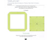 Quilt as You  Go Square Template from Daisy & Grace (Choose Your Size)