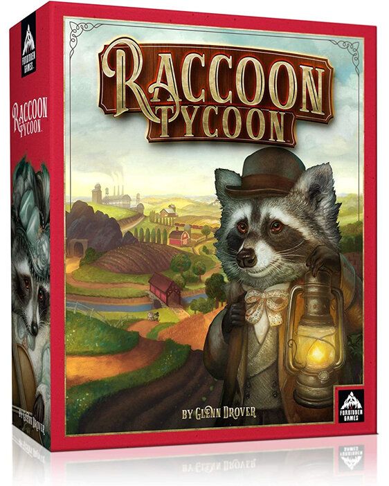 Raccoon Tycoon Board Game by Glenn Driver kids family strategy