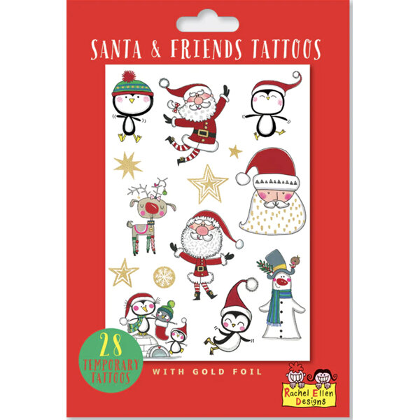 Rachel Ellen Designs Santa & Friends Tattoos