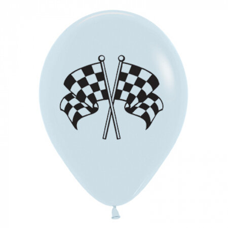 Racing flag balloons x 1