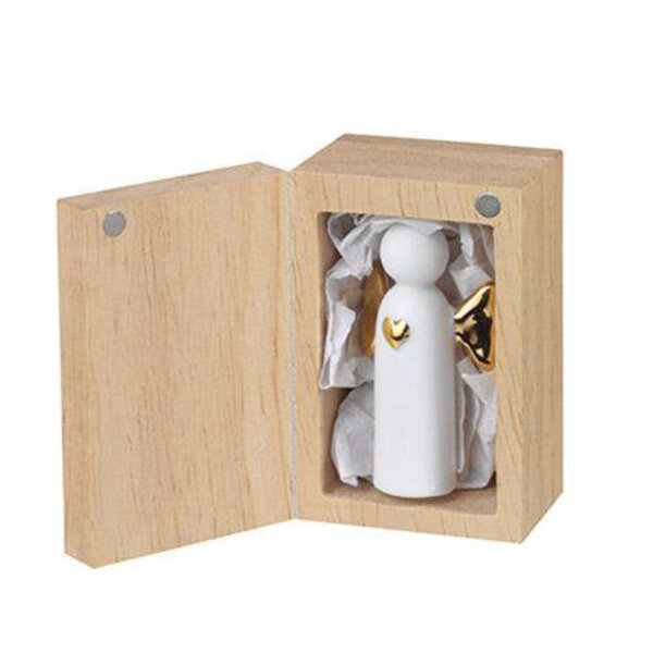 Rader Angel to Go Keepsake in Engraved Wooden Carry Box