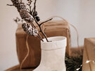 Rader Boot Christmas Porcelain Vase