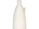Rader Christmas LED Light Porcelain Angel Figurine Lines of Dots 11.7cm