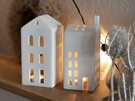 Rader Porcelain House with Small Windows Tea Light