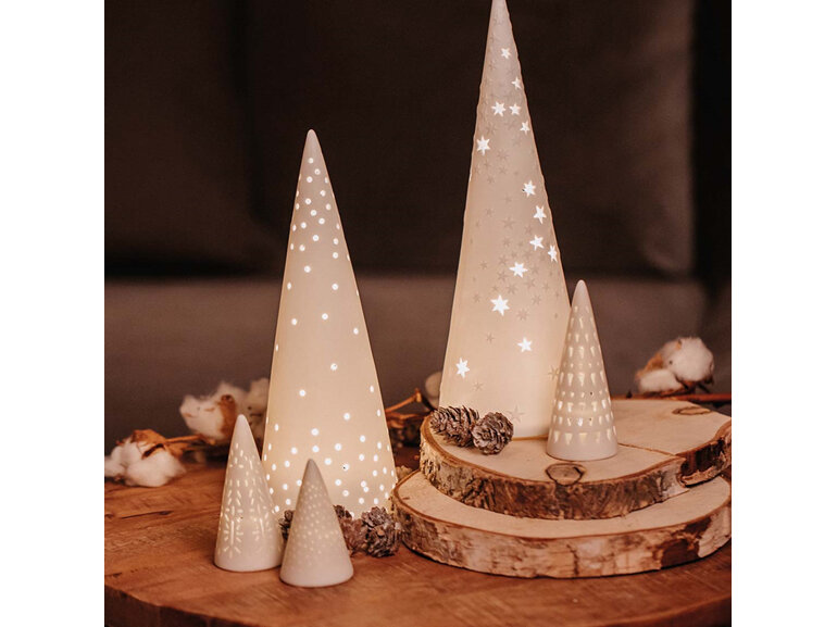 Rader Porcelain Mini LED Tree Light Large christmas