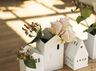 Rader Porcelain Vase Barn House white home flowers table setting