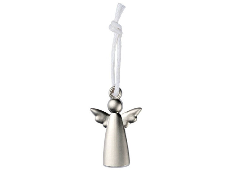 Rader Silver Guardian Angel in a Card christmas decoration religious