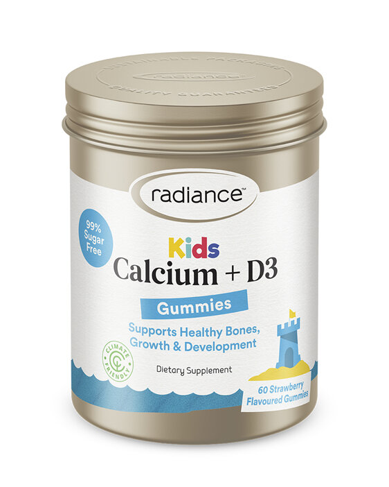 Radiance Kids Calcium Plus Vit D3 GUMMIES 60