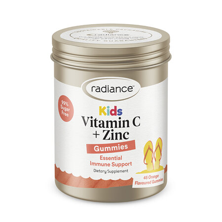 Radiance Kids Vitamin C Plus Zinc GUMMIES 45