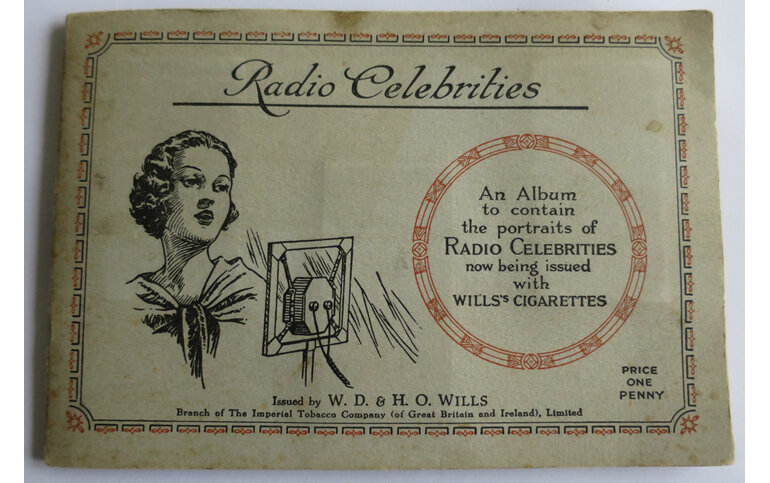 Radio Celebrities cigarette cards