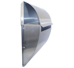 Radius Stainless Steel Letterbox