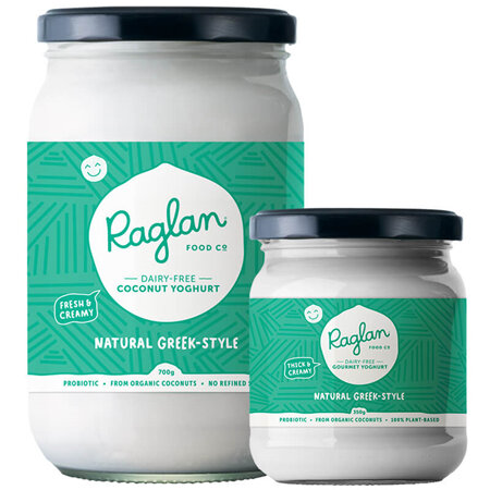 Raglan Coconut Yoghurt Natural Greek Style - 3 sizes