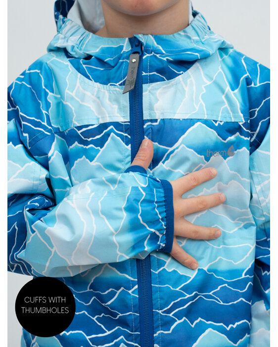 rain jacket therm outerwear recycled plastic sustainable