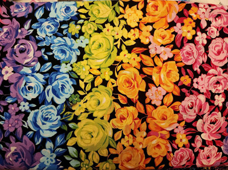 Rainbow Garden - Roses - Night