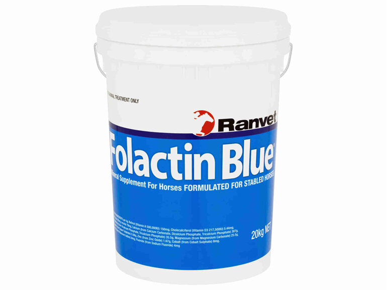 Ranvet Folactin Blue® Mineral Supplement for Stabled Horses