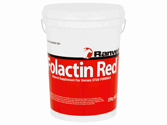 Ranvet Folactin Red® Mineral Supplement for Paddocked Horses