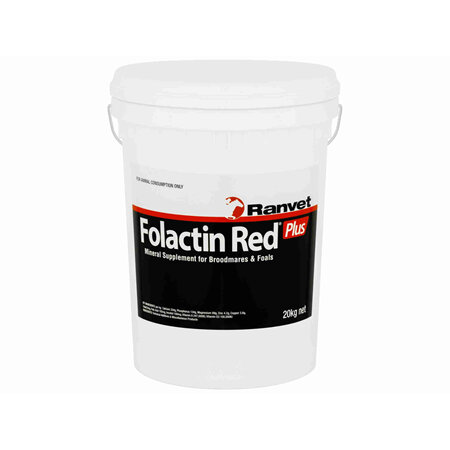 Ranvet Folactin Red® Plus Mineral Supplement for Broodmares and Foals 20kg