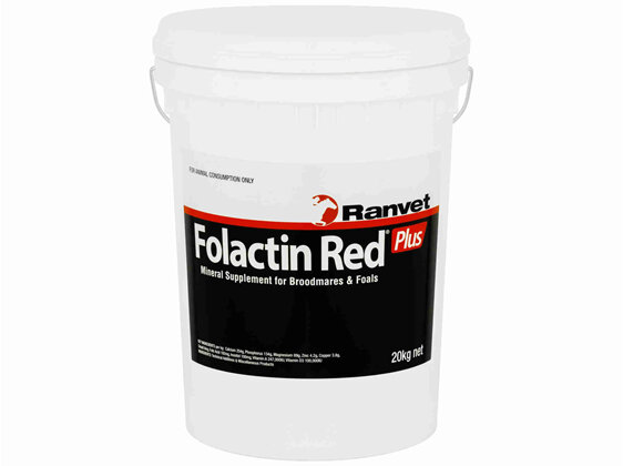 Ranvet Folactin Red® Plus Mineral Supplement for Broodmares and Foals 20kg