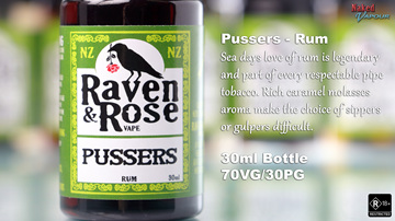 Raven & Rose - Pussers - Rum