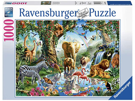 Ravensburger 1000 Piece Jigsaw Puzzle:  Adventures In The Jungle