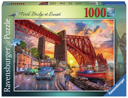 Ravensburger 1000 Piece Jigsaw Puzzle: Forth Bridge At Sunset