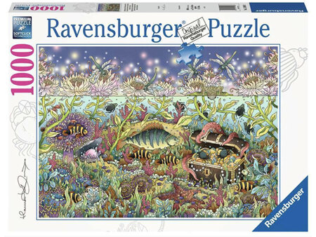 Ravensburger 1000 Piece Jigsaw Puzzle Underwater Kingdom At Dusk