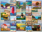 Ravensburger 1500 Piece Jigsaw Puzzle: Coastal Collage at www.puzzlesnz.co.nz