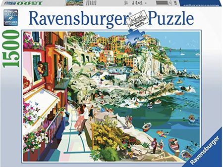 Ravensburger 1500 Piece Jigsaw Puzzle:  Romance In Cinque Terre
