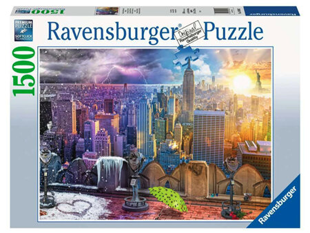 Ravensburger 1500 Piece Jigsaw Puzzle: Seasons Of New York
