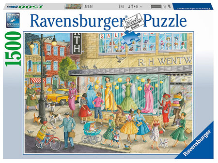 Ravensburger 1500 Piece Jigsaw Puzzle: Sidewalk Fashion