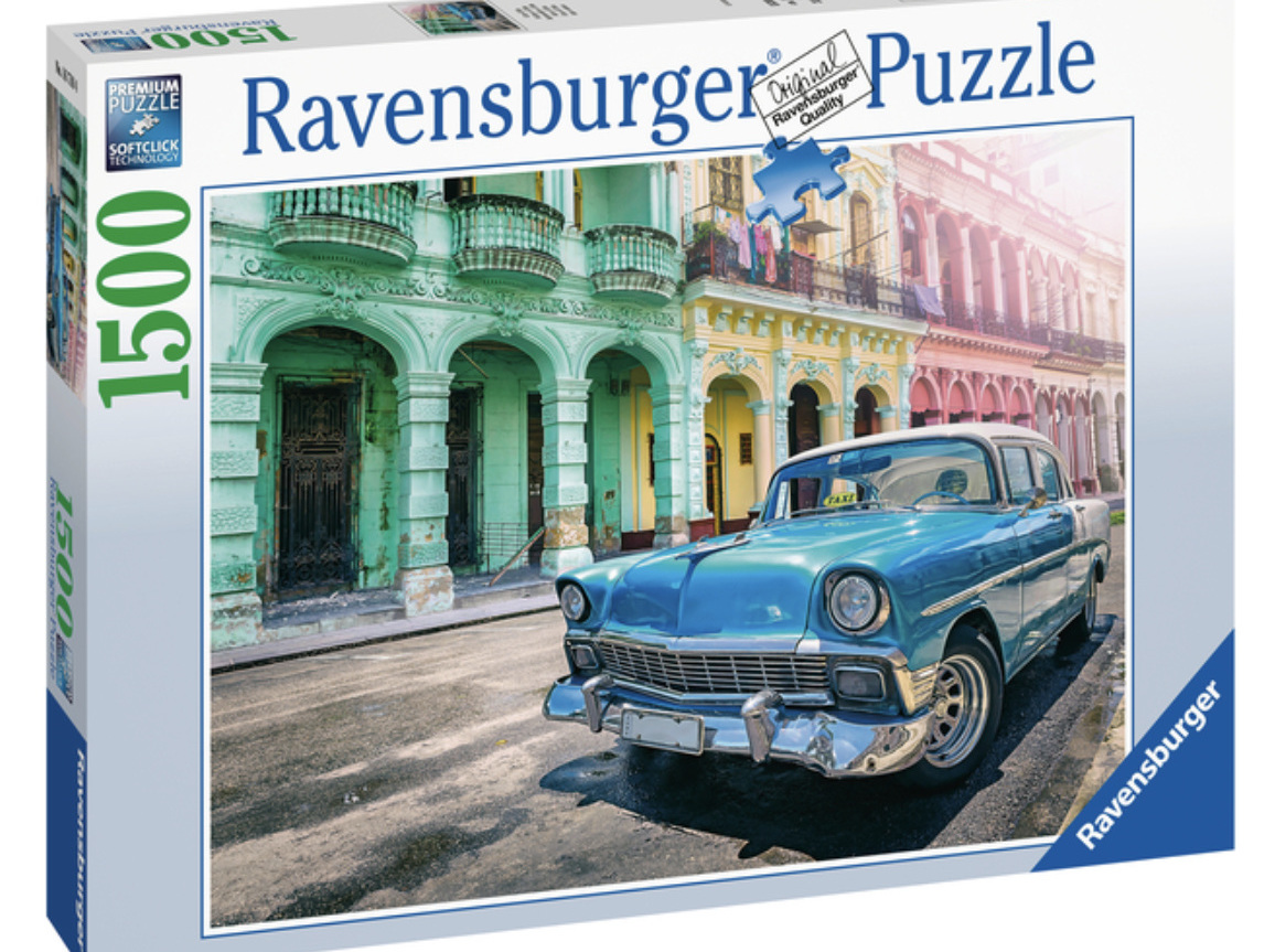 Ravensburger 1500 Piece Jigsaw Puzzle: Cars Of Cuba 