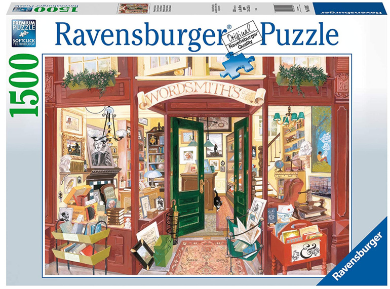 Ravensburger 1500 Piece Puzzle: Wordsmiths Bookshop at www.puzzlesnz.co.nz