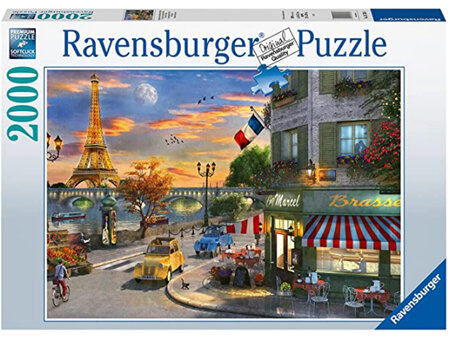 Ravensburger 2000 Piece Jigsaw Puzzle: Paris Sunset