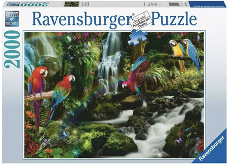 Ravensburger 2000 Piece Jigsaw Puzzle:  Parrots Paradise