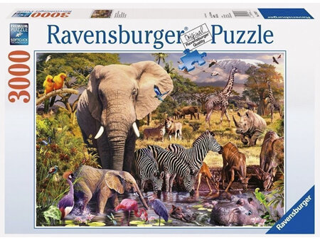 Ravensburger 3000 Piece  Jigsaw Puzzle: African Animal World