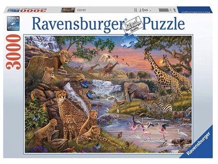 Ravensburger 3000 Piece Jigsaw Puzzle: Animal Kingdom
