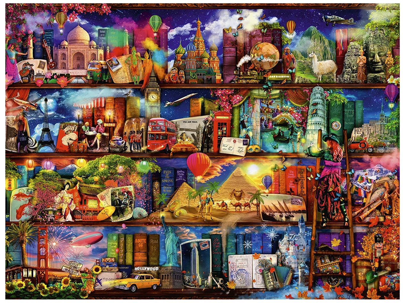 Ravensburger 2000 Piece Jigsaw Puzzle: World of Books ...