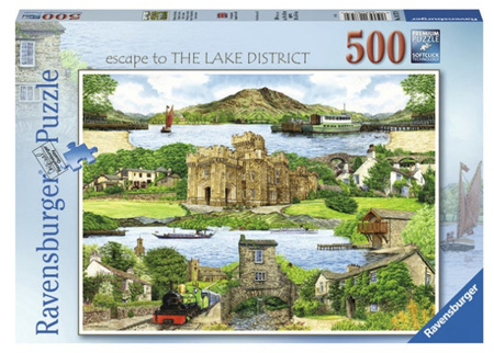 Ravensburger 500 Piece Jigsaw Puzzle: Escape To The Lake District