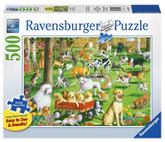 Ravensburger 500XL Piece  Large Format Jigsaw Puzzle:  At The Dog Park