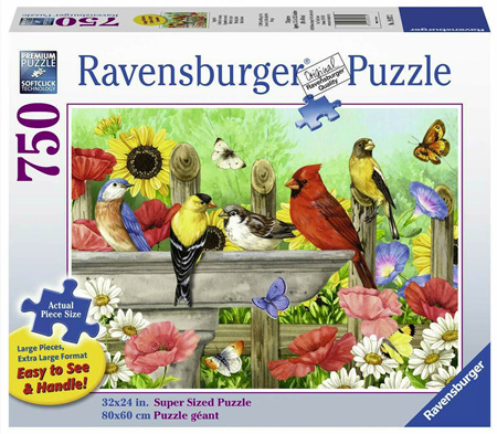Ravensburger 750 Piece  Jigsaw Puzzle: Bathing Birds