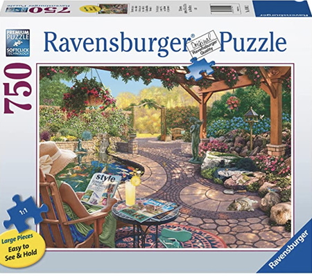 Ravensburger 750XL Piece Jigsaw Puzzle: Cozy Backyard Bliss