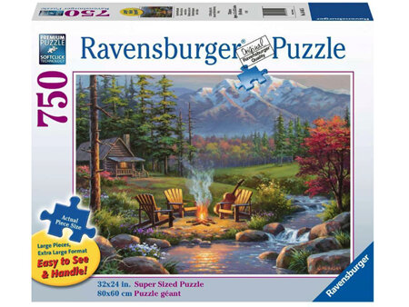 Ravensburger 750XL Piece Jigsaw Puzzle:  Riverside LivingRoom