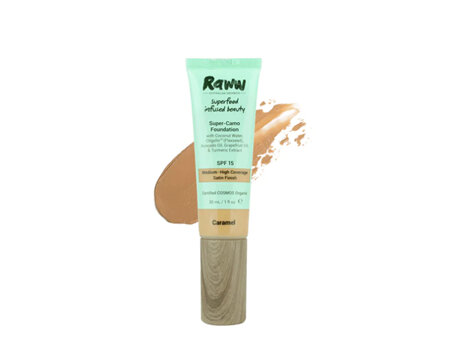 Raww Cosmetics Super-Camo Foundation - Caramel 30ml