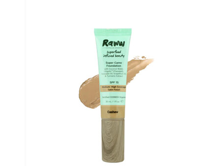 Raww Cosmetics Super-Camo Foundation - Cashew 30ml
