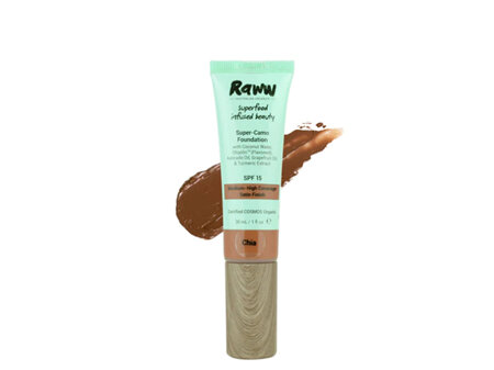 Raww Cosmetics Super-Camo Foundation - Chia 30ml