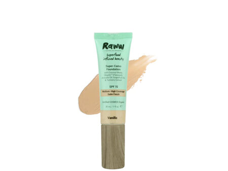 Raww Cosmetics Super-Camo Foundation- Vanilla 30ml
